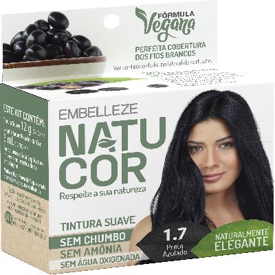 NATUCOR 1.7 NEGRO AZULADO TINTE SUAVE